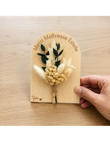 Arche Fleurs Séchées Personnalisée – Fin d'Année École