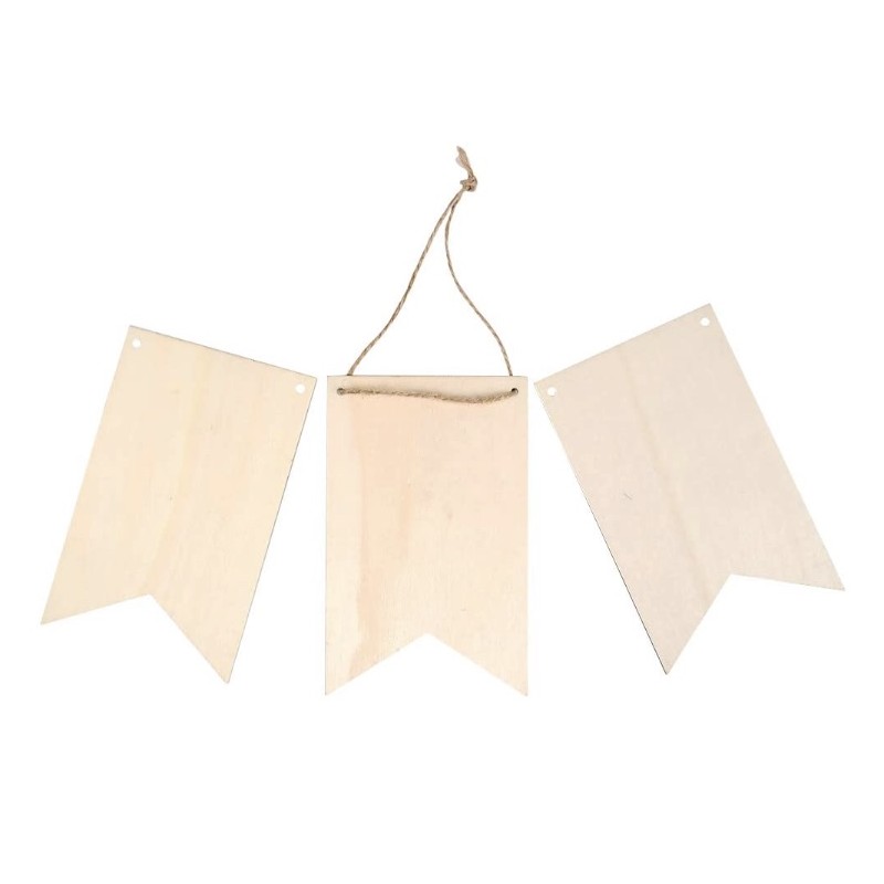 Guirlande Fanions en Bois