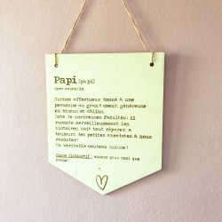 Affiche Bannière en Bois...