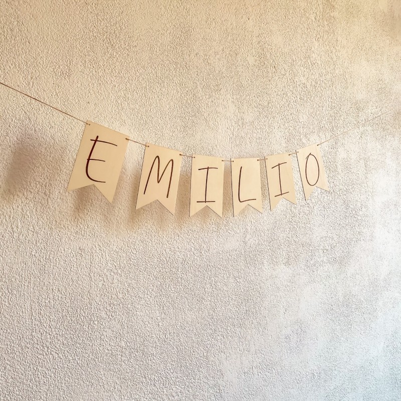 Guirlande Fanions en Bois