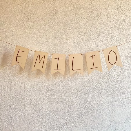 Guirlande Fanions en Bois