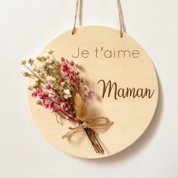 Affiche Fleurs Séchées - Maman